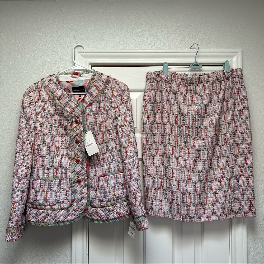 NWT Rena Lange 2 Piece Suit Size 12